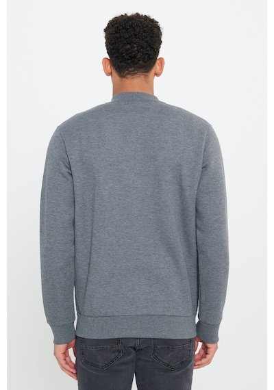 AC&Co / Altınyıldız Classics Erkek Antrasıt Melanj Standart Fit Normal Kesim İçi Polarlı Kolej Yaka Pamuklu Sweatshirt Ceket Antrasit Melanj AC&Co / Altınyıldız Classics Erkek Antrasıt Melanj Standart Fit Normal Kesim İçi Polarlı Kolej Yaka Pamuklu Sweatshirt Ceket Antrasit Melanj