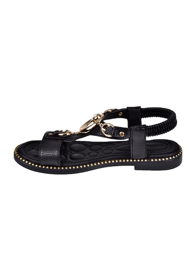 Castle Black Comfort Kadın Sandalet Cb-35307 Siyah Siyah