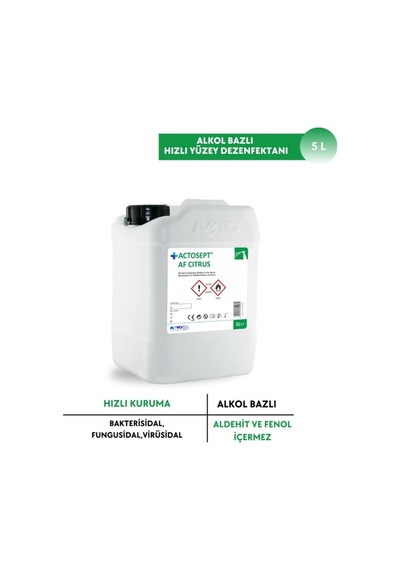 Actosept Af Citrus Cihazlar İçin Hızlı Yüzey Dezenfektan 5 L