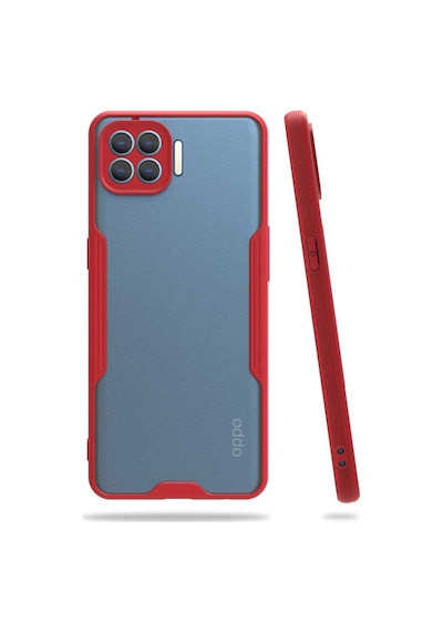 Nettech Oppo Reno 4 Lite Uyumlu Platin Seri Arka Koruma Kılıf