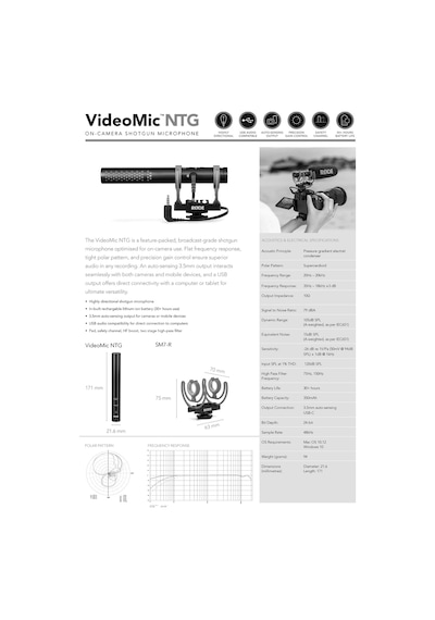 Rode Videomic Ntg Mikrofon Compel Garantili