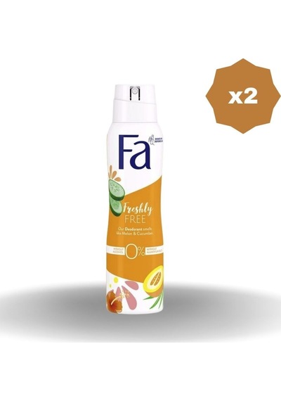 Deo Freshly Fresh&free Cucumber&melon 150 Ml - 2 Adet