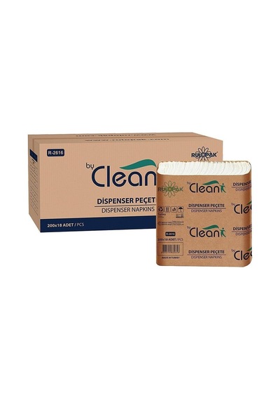 By Clean Dispenser Peçete 200 Yaprak 18'li Paket