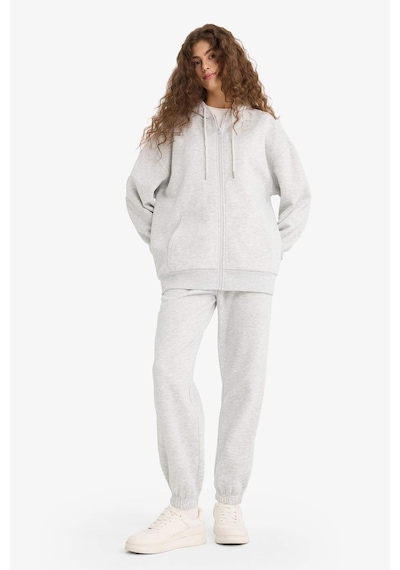DeFacto 	Standart Fit Kalın Jogger Eşofman Altı Bel Paça Lastikli Basic Düz Uzun Boy S7370AZ25SPGR256