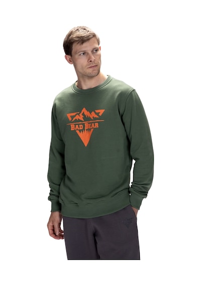 Bad Bear Erkek Baskılı Sweatshirt Mountain Bad.25.02.12.027 Yeşil