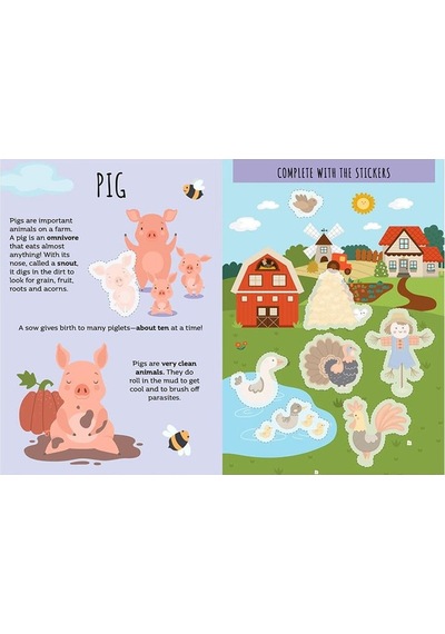 Sassi The Farm - Sticker And Activities