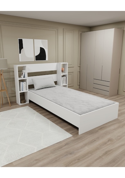 Arnetti Smart Karyola 90x190 Yatak Uyumlu Beyaz Arnetti Smart Karyola 90x190 Yatak Uyumlu Beyaz