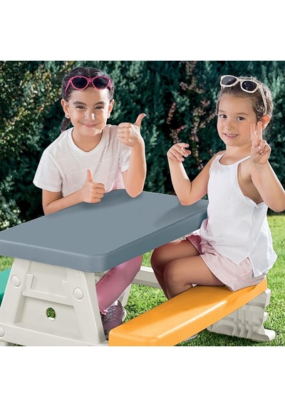 Dolu Piknik Masası Yeşil 2618 Açık Ceviz
