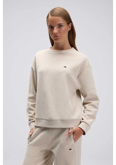 Ellesse Bayan Sweat Ef540-bgm Bej Melanj Bej Melanj