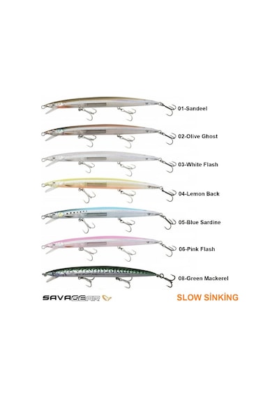 Savage Gear Sandeel Jerk Minnow 145 14g Slow Sinking Maket Yem