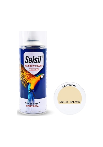 Fildişi Krem Sprey Boya Ral1015 400ml Açık Fildişi