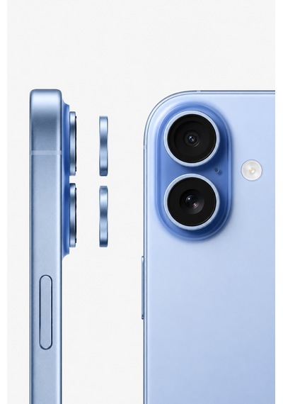 Apple iPhone 17 Uyumlu Kamera Lens Koruyucu Sis Mavisi