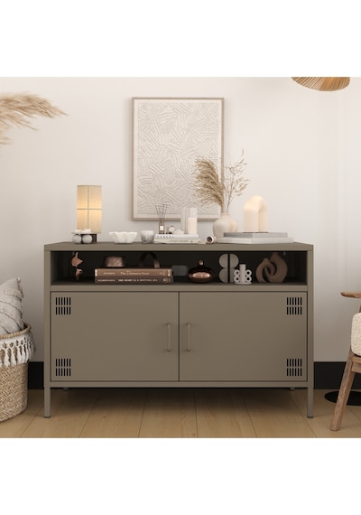 Pera Tv Ünitesi, Tv Dolabı,2 Kapaklı, Açık Raflı 100,50 X 40 X 64,50 Cm Ral 7039 Acıbadem Antrasit Pera Tv Ünitesi, Tv Dolabı,2 Kapaklı, Açık Raflı 100,50 X 40 X 64,50 Cm Ral 7039 Acıbadem Antrasit