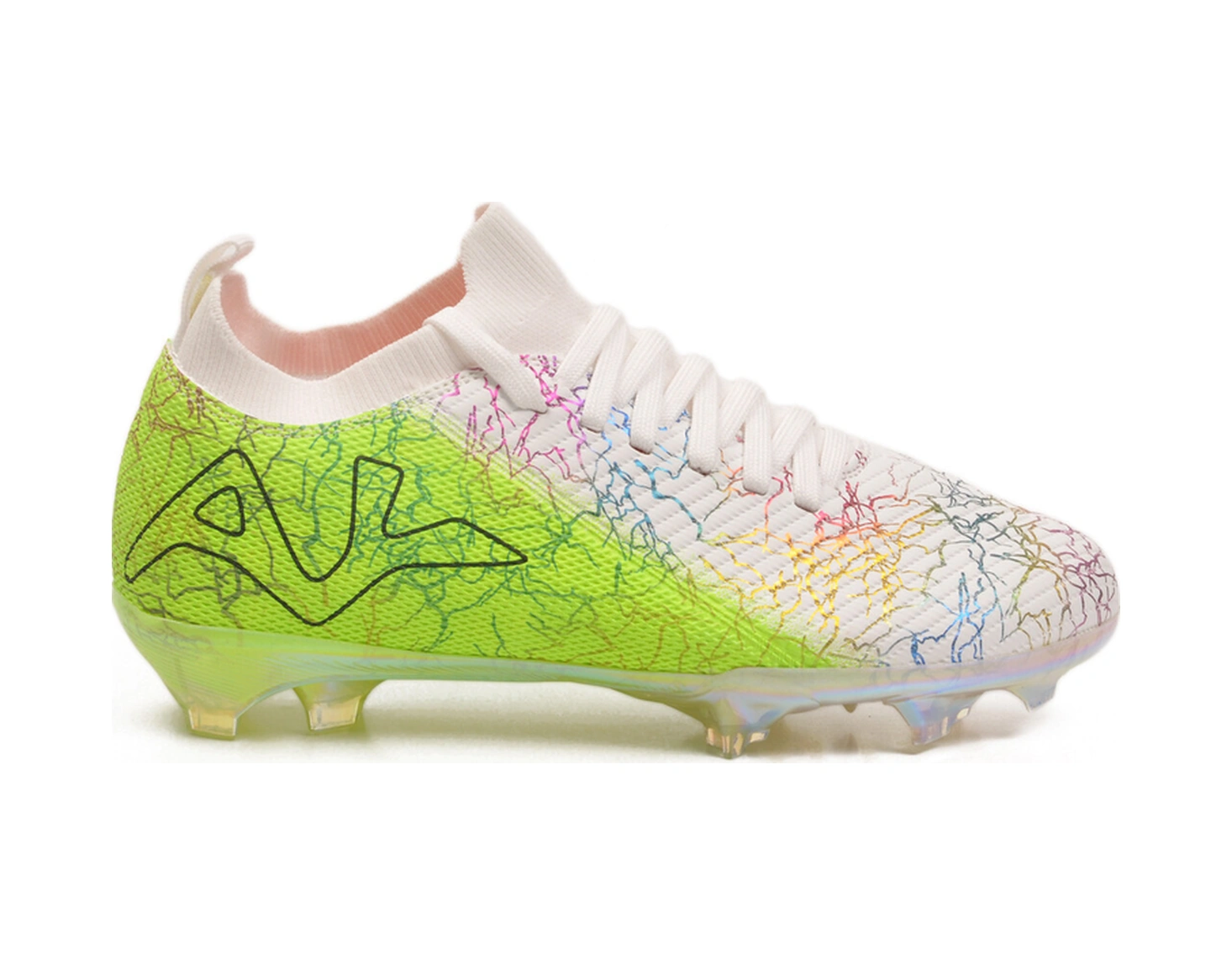 Beyaz Yeşil Bilekten Çoraplı Unisex Krampon Gk-252-153 G Beyaz-neon Yeşil