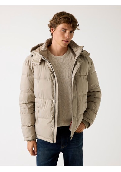 Guess Stretch Puffa Jacket Erkek Şişme Mont M4bl21wgj42 M4bl21wgj42 A90n Bej