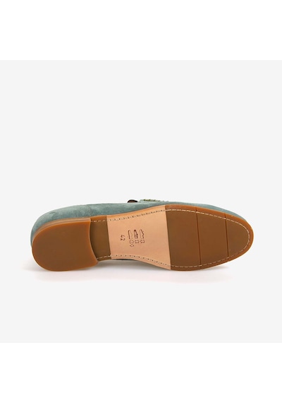 Andrea Giovanni Erkek Loafer Ayakkabı 24159 Malachite Süet