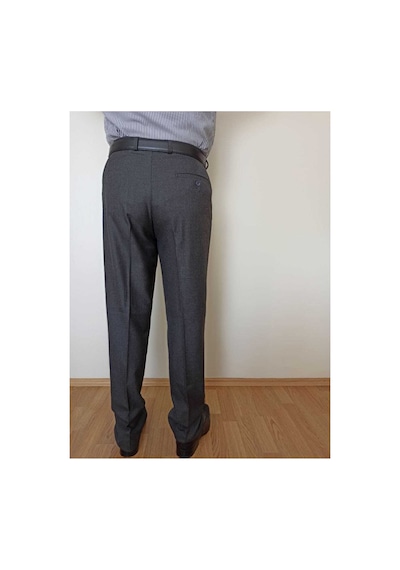 Baw Company Erkek Füme Klasik Kesim Kumaş Pantolon