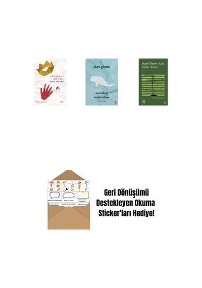Eğlencesiz Bir Kral + Melville'e Selam Olsun + Everest Açıkhava 17 - Ağaç Diken Adam + Okuma Sticker'ları