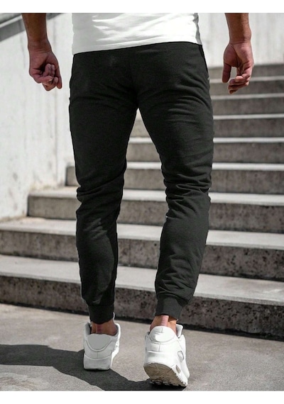 Moon Eclipse Eşofman Altı Jogger - Siyah Baskılı Lastik Paça Yüksel Bel Siyah Moon Eclipse Eşofman Altı Jogger - Siyah Baskılı Lastik Paça Yüksel Bel Siyah