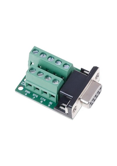 Alkatronik-Db9 To Dip Adaptör Dişi 9 Pin Rs232 Com Port Klemens Çevirici
