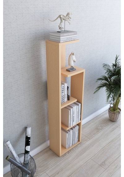 Zile 4 Raflı Kitaplık, Kayın 44x157x25 Cm Nocolor-0b4ce28c Zile 4 Raflı Kitaplık, Kayın 44x157x25 Cm Nocolor-0b4ce28c