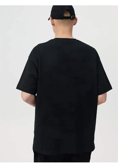 Flood Of Style Erkek Kahverengi 2000 Baskılı Bisiklet Yaka Tshirt