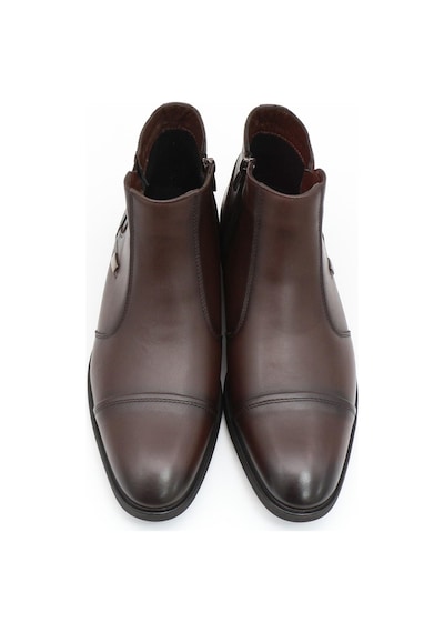 Nesil Shoes Thrtrk 2302-1 Kahve Hakiki Deri Kauçuk Taban Erkek Bot-kahve