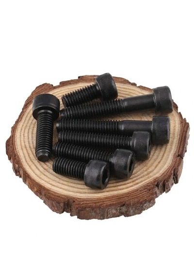 İmbus M12x50mm Cıvata Siyah Alyan Başlı Dın912 10 Adet Diğer