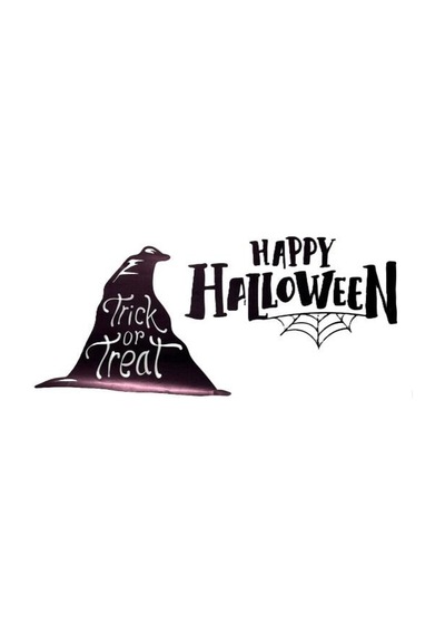 River World Duvarlar İçin Sticker Teması Happy Hallowen
