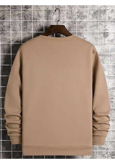 Altamira Unisex Black Baskılı Bisiklet Yaka Oversize Sweatshirt 001