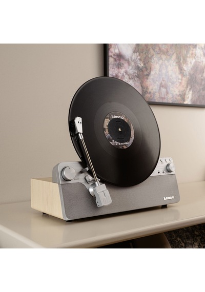 Lenco Dikey Plak Çalar Lsa-071 Retro Tasarım Ve Modern Dahili Hoparlörlü Bluetooth Pikap