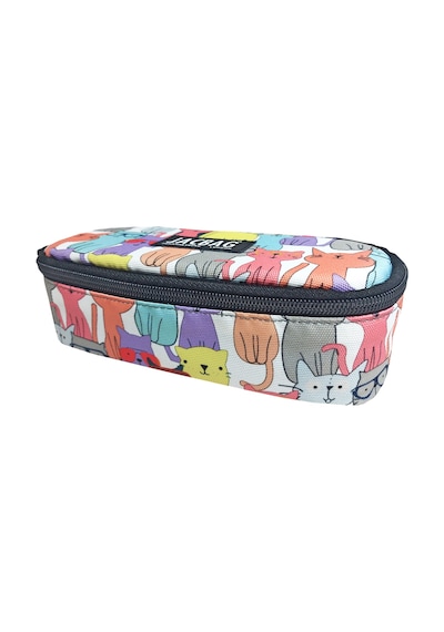 Jacbag Oval Xl Kalem Kutusu Oval Xl-sarı Kedi renkli