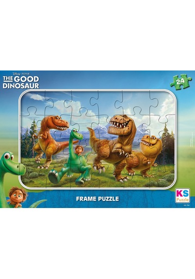 Ks Puzzle 24 Parça Good Dinosaur Frame Puzzle