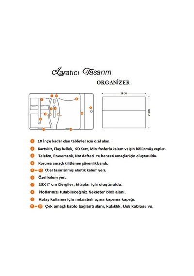 Yaratıcı Tasarım Keçe Tablet Kılıfı Organizer Tüm Markalara Uyar (494605528)