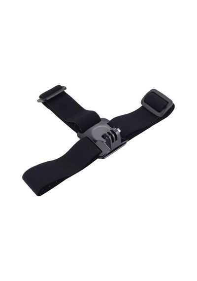 Gopro Aksiyon Kamera İle Uyumlu Kafa Bandı Head Strap Tutucu Siyah