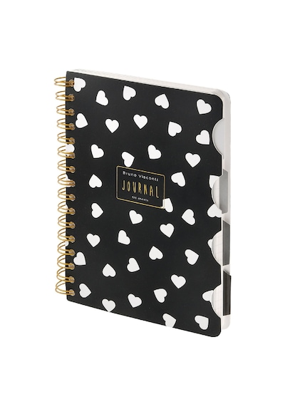 Spiralli Defter A5 4 Ayraçlı, 30 Yap. Çizgili, 30 Yap. Çizgili, 30 Yap. Noktalı, 30 Yap. Düz Desen2