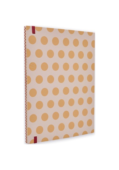 19x25 Ciltli Dotty - Orange Polka Çok Renkli