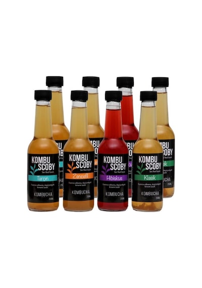 Kombu Scoby Kombucha Karışık Yeni Nesil İçecek 8 x 250 ML