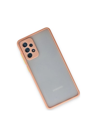 Newface - 316 - Samsung Galaxy A72 Kılıf Montreal Silikon Kapak - Edntrend - - Pembe