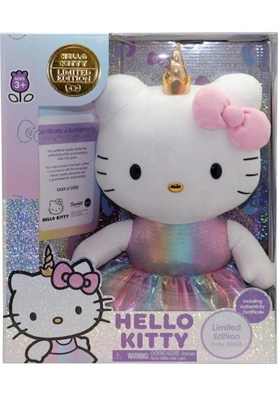 Giochi Preziosi Hello Kitty Unicorn Kostümlü Peluş Hkt17000-24355 Çok Renkli