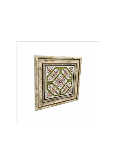 İtalyan Deseni Baskılı Taş Tablo 25x25 697