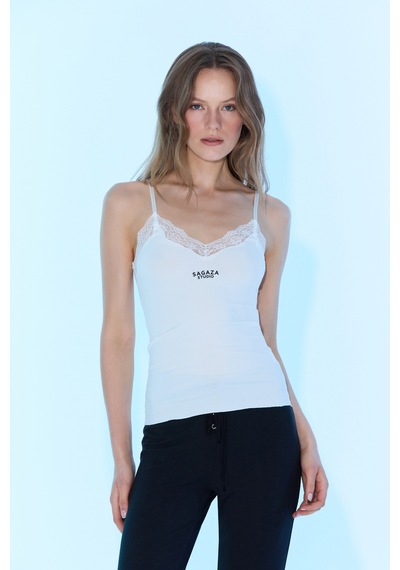 Sagaza Studio Ss6003 Likralı Body Ekru