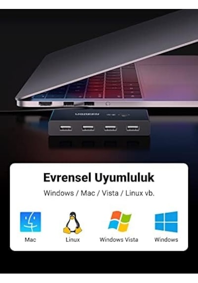 4 Port Usb Pc Switch Paylaşım Adaptörü