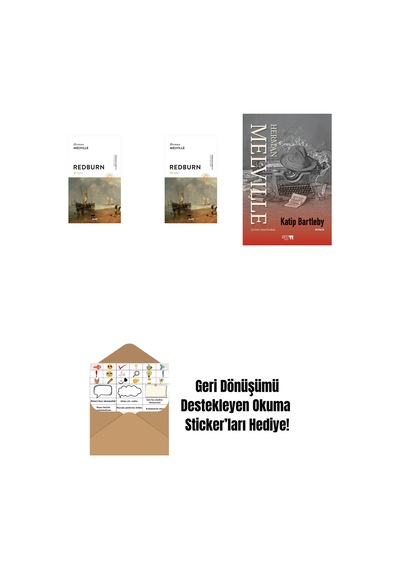 Redburn - İlk Seferi Ciltli + Redburn - İlk Seferi + Kâtip Bartleby + Okuma Sticker'ları