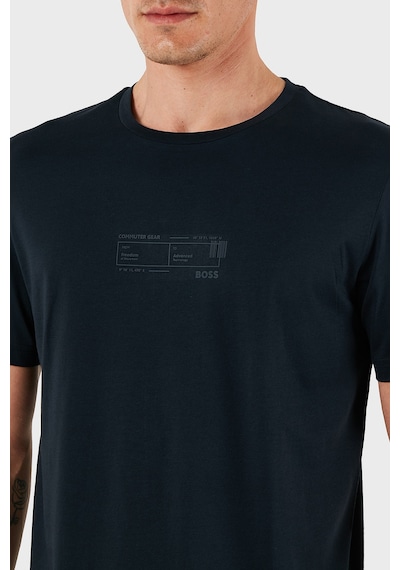 Boss Erkek T Shirt 50531587 402 Lacivert Lacivert