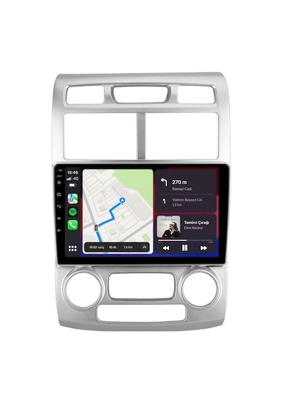 Kia Sportage 2005-2008 Android Multimedya Carplay Android Auto Navigasyon 10gb Ram 256gb Pro 9"