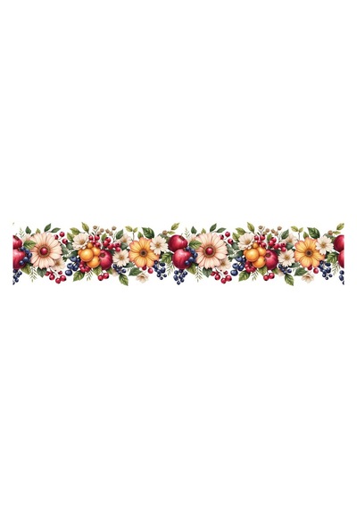 Ütü İle Bordür Rub On Transfer Kağıdı 150cm Rk216