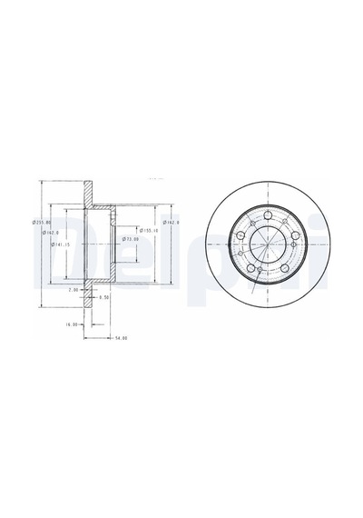 Fren Disk - Fiat Ducato, Talento - Delphı-bg2253
