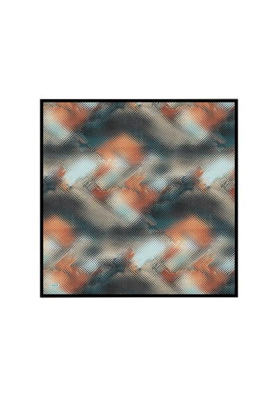 Aker Turuncu 90x90 İpek Twill Eşarp Turuncu Turuncu