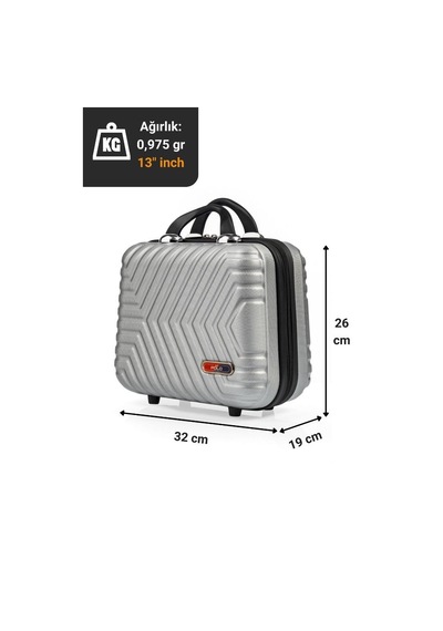 G&D Polo Suitcase Abs Seyahat Makyaj Çantası
